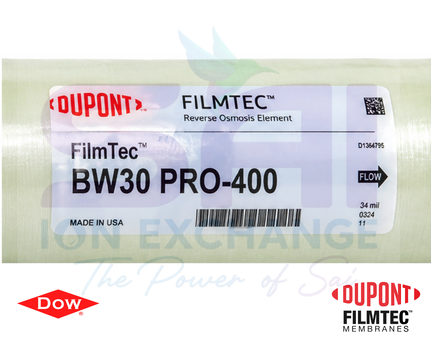 DOW FILMTEC BW30-400 RO Membrane 8040 | Sai Ion Exchange - Image 4