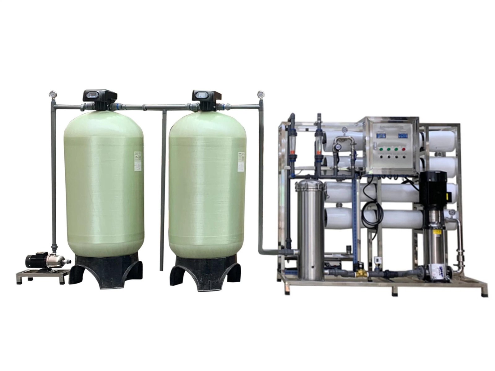 FRP Reverse Osmosis Plant 4000 LPH for Industrial Water Treatment and Mineral Water Production
