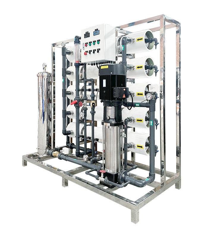 FRP Reverse Osmosis Plant 5000 LPH for Industrial Water Treatment and Mineral Water Production