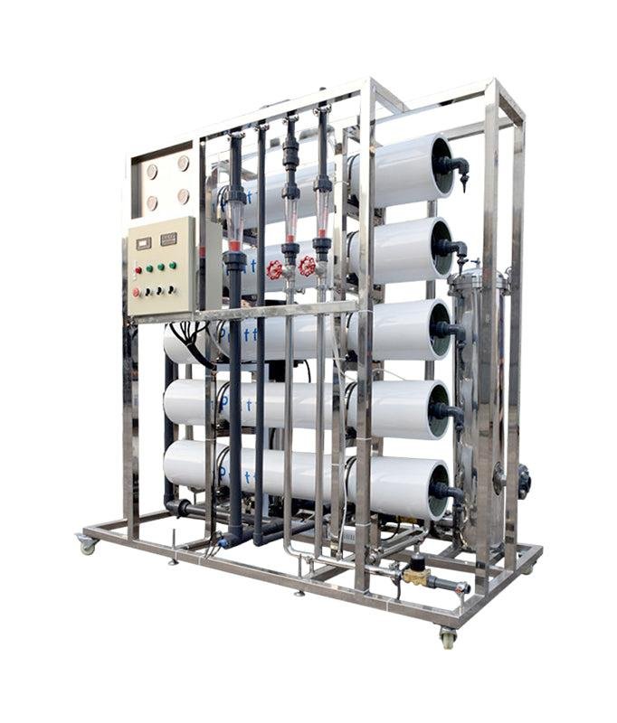FRP Reverse Osmosis Plant 5000 LPH for Industrial Water Treatment and Mineral Water Production