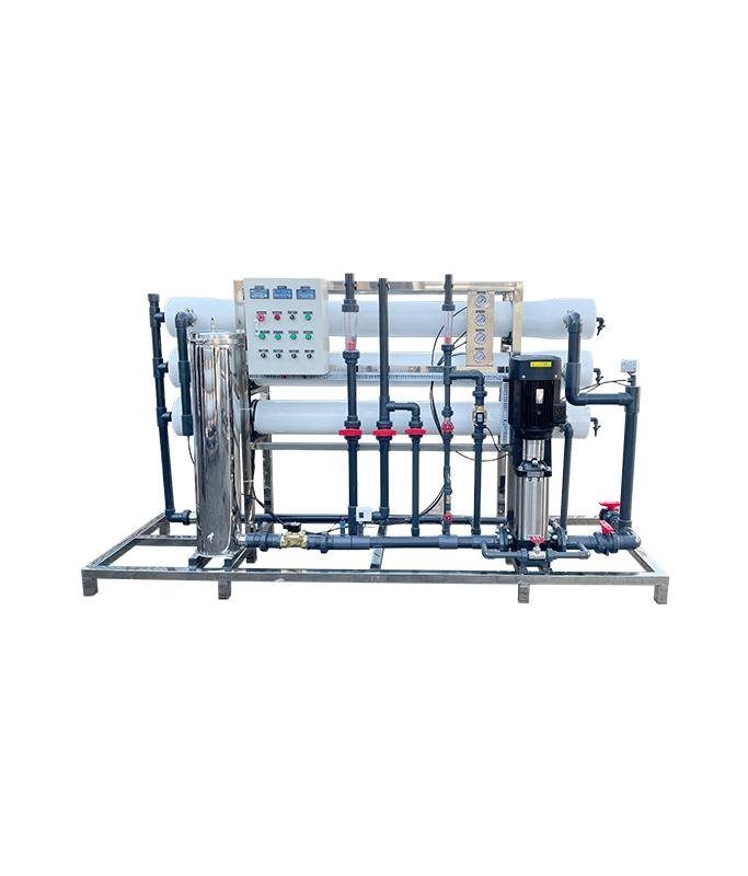 FRP Reverse Osmosis Plant 6000 LPH for Industrial Water Treatment and Mineral Water Production