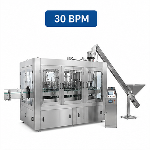 Fully Automatic Rinsing Filling Capping Machine 30 BPM for Mineral Water and Beverage Bottling Plant